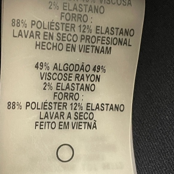 Elie Tahari Indigo 'Judith' Sleeveless Patch Sheath Raw Edge Dress Size 6 - Picture 13 of 13